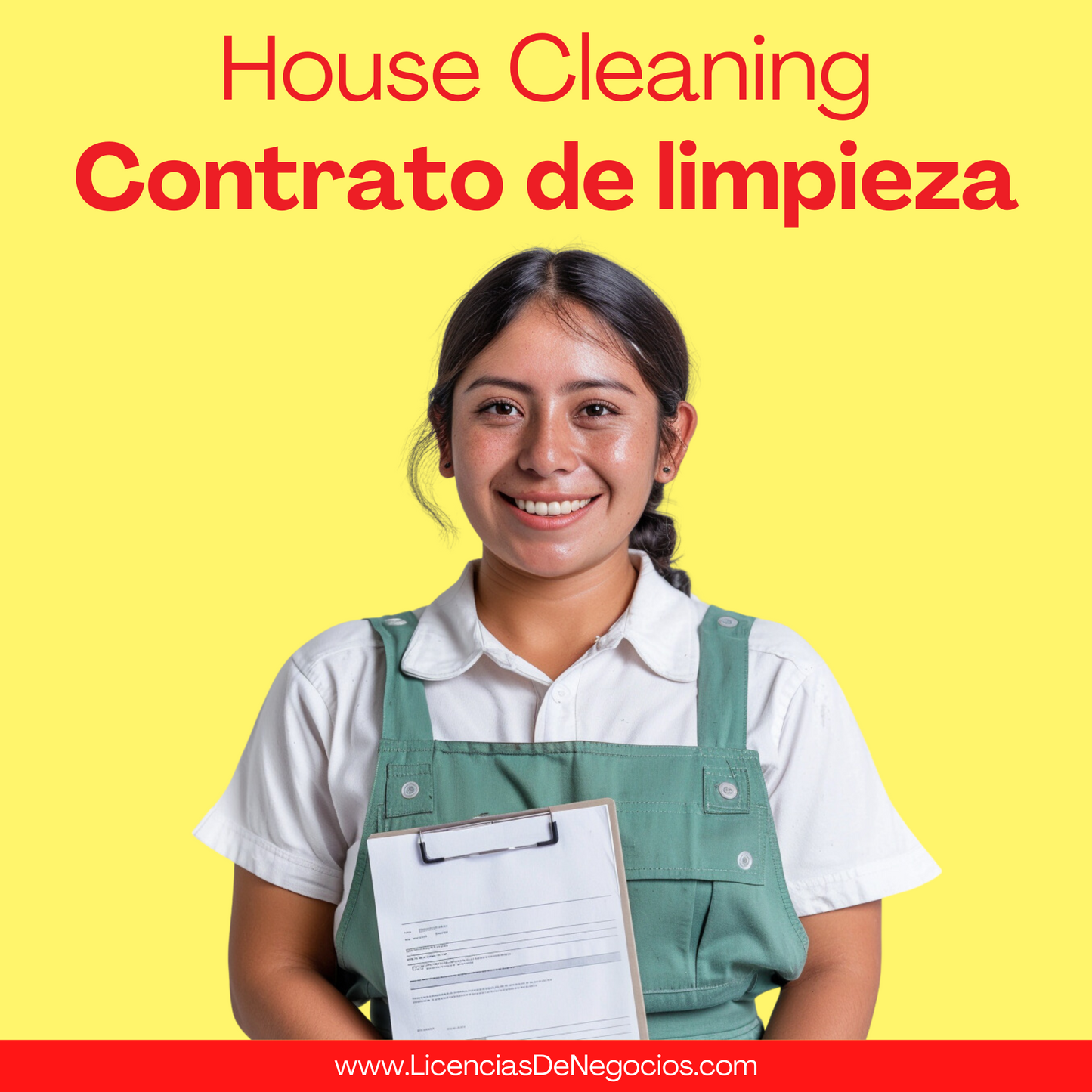 House Cleaning -  Service Agreement - Contrato de Limpieza