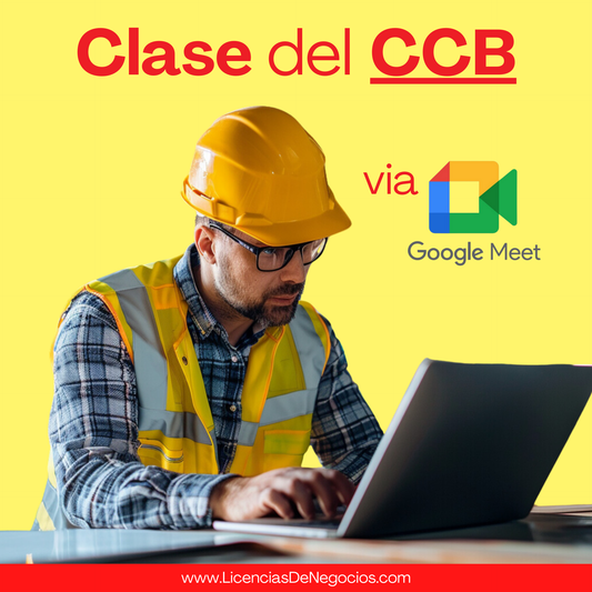 Clase virtual en Vivo para la Licencia del CCB