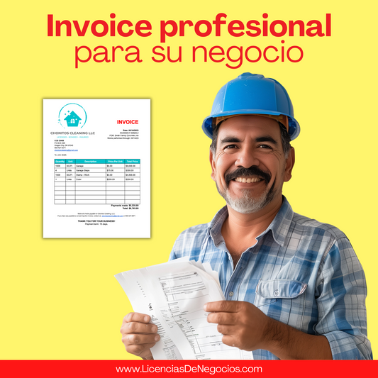 Invoice Profesional para Negocios